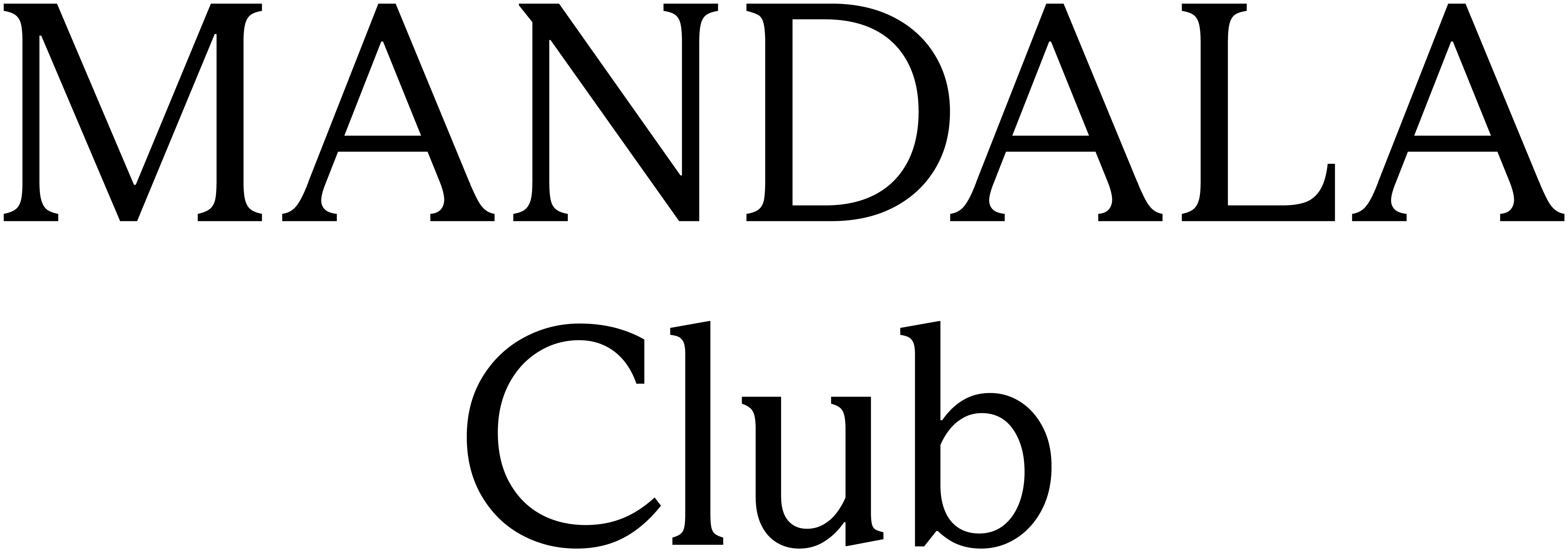 Mc logo black type